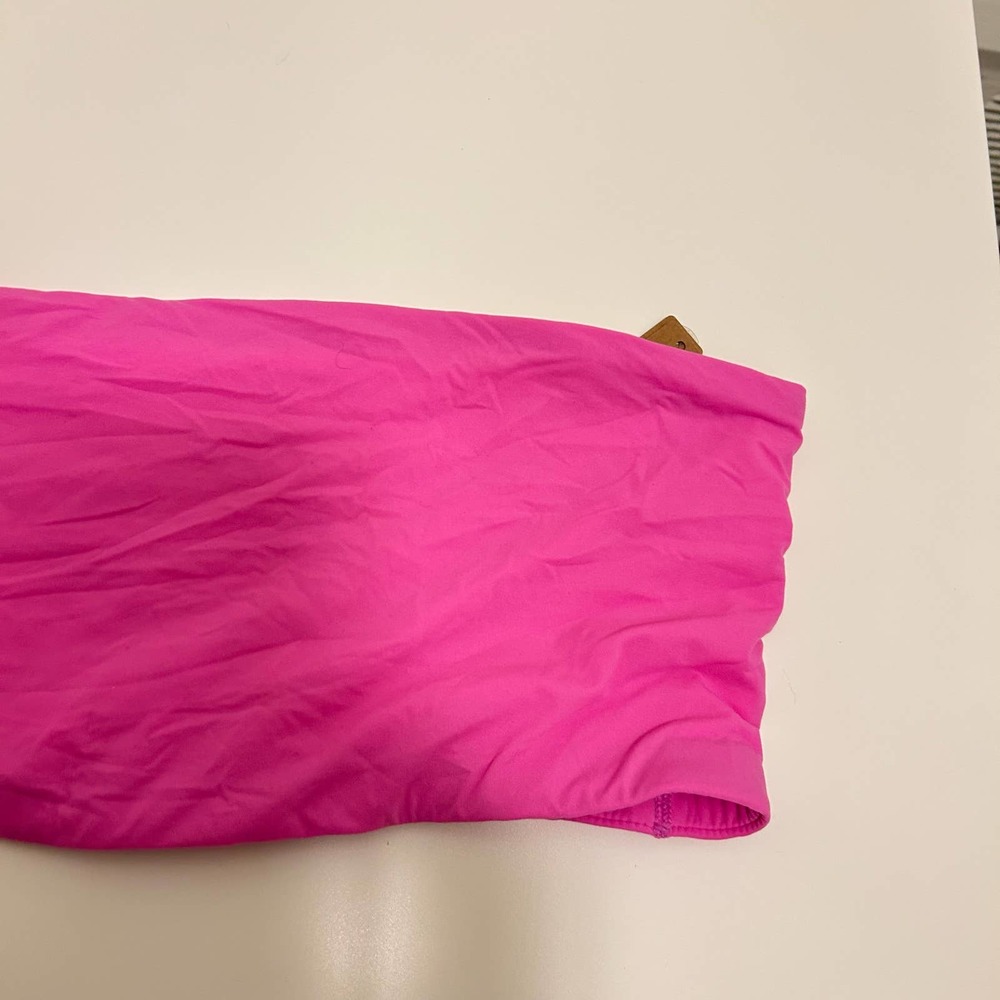 Skims Everybody Bandeau Bra Neon Orchid Size L NWT - Picture 6 of 8